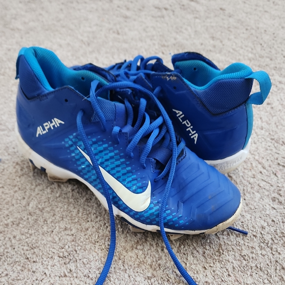 Nike Alpha Blue Cleats